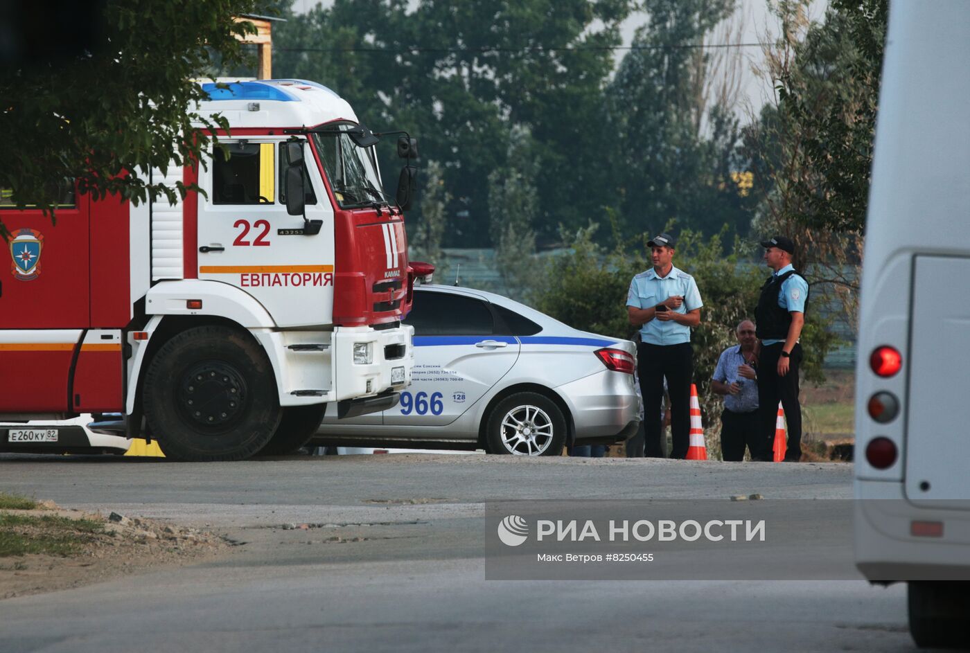 Взрывы в районе Новофедоровки в Крыму