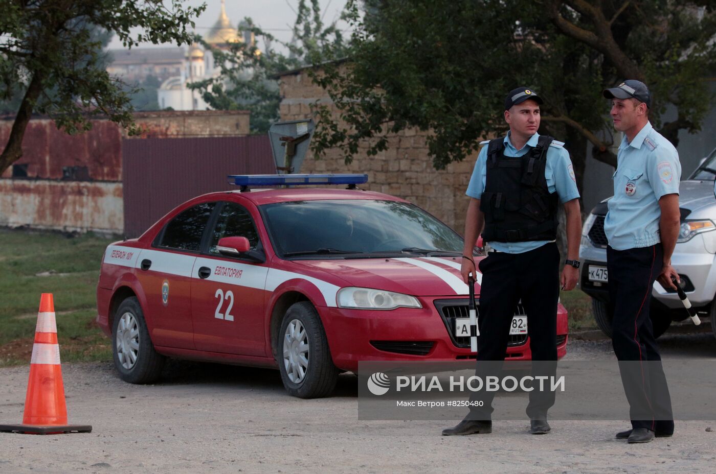 Взрывы в районе Новофедоровки в Крыму