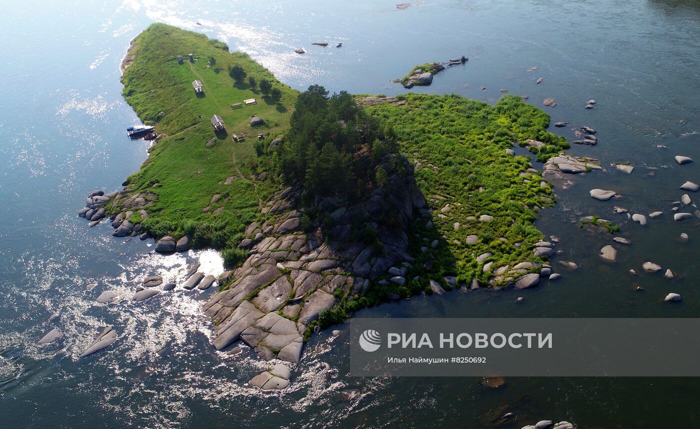 Река Ангара в Красноярском крае