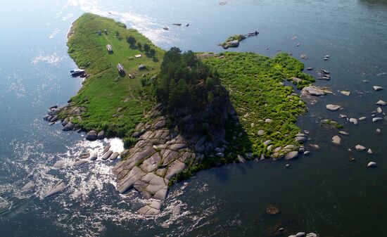 Река Ангара в Красноярском крае