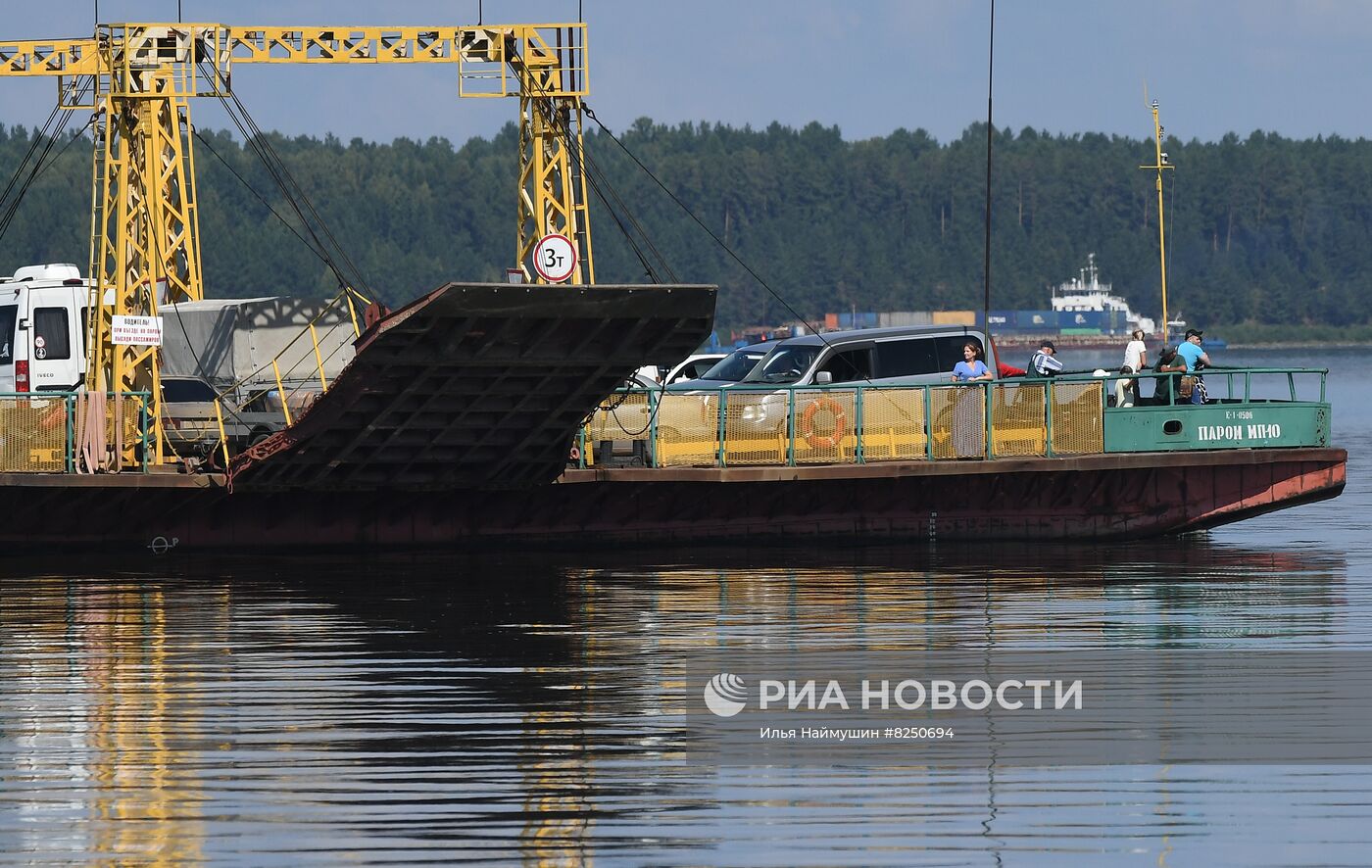 Река Ангара в Красноярском крае