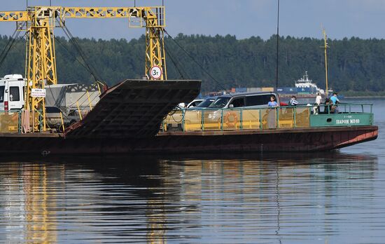 Река Ангара в Красноярском крае