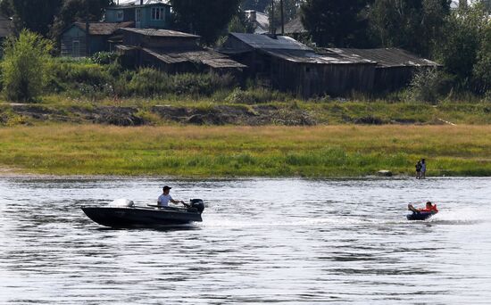 Река Ангара в Красноярском крае