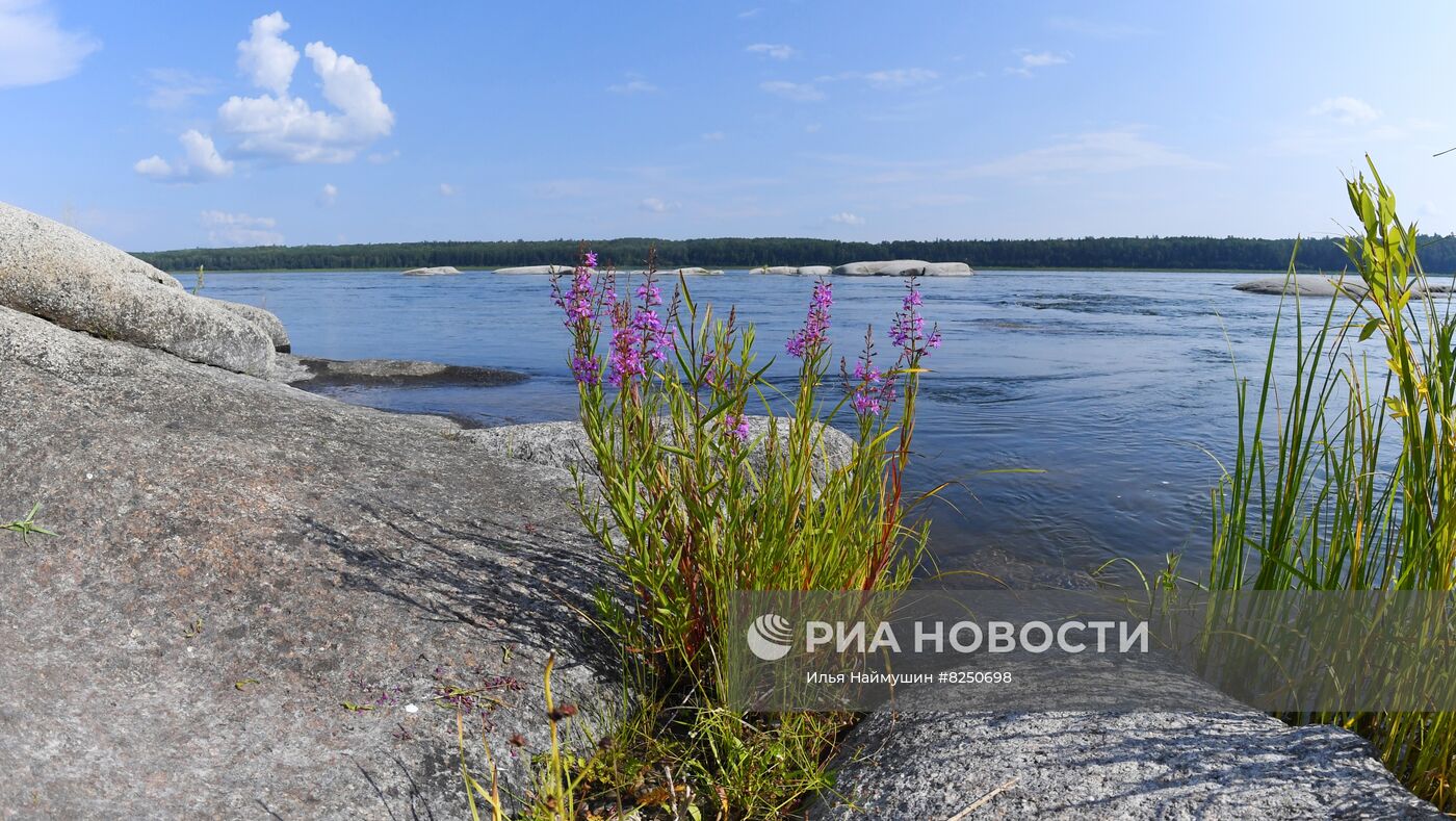 Река Ангара в Красноярском крае