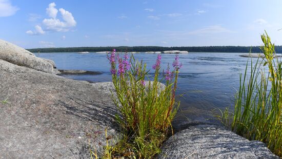 Река Ангара в Красноярском крае