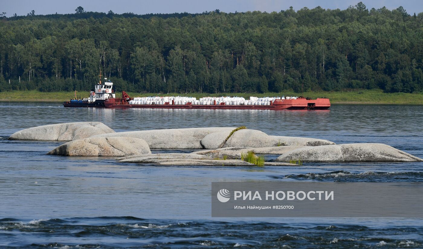 Река Ангара в Красноярском крае