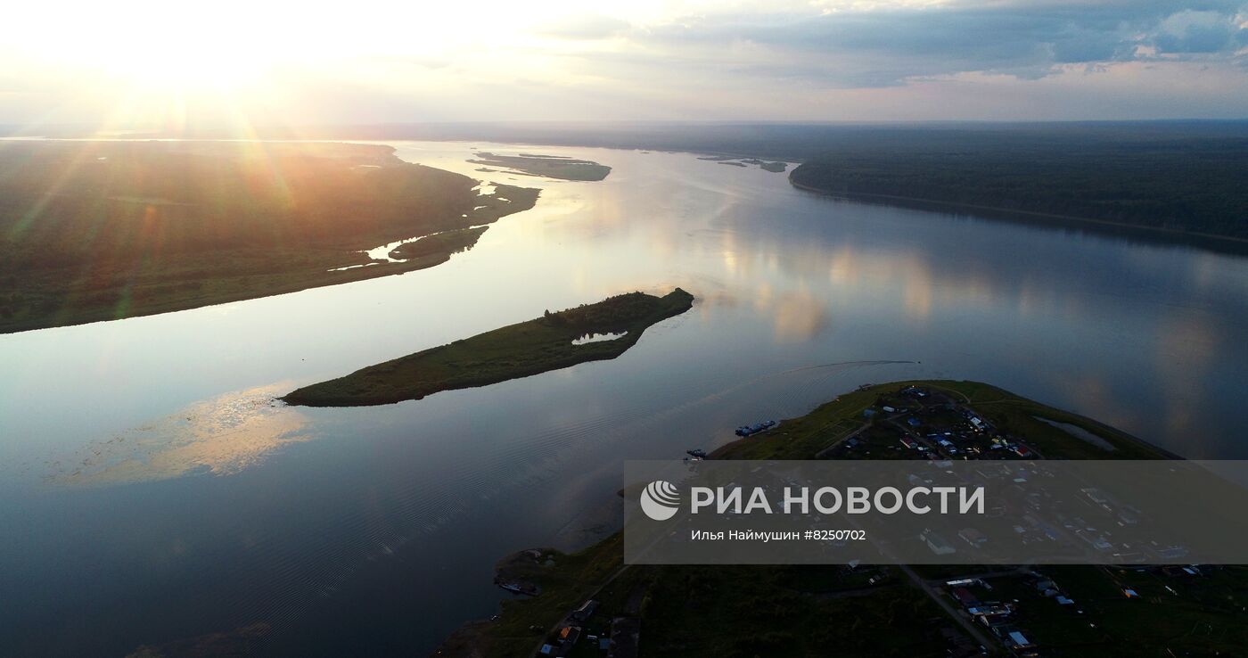 Река Ангара в Красноярском крае
