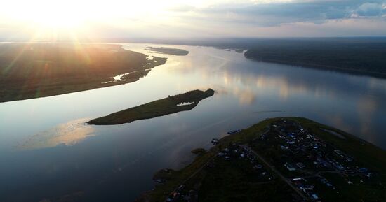 Река Ангара в Красноярском крае