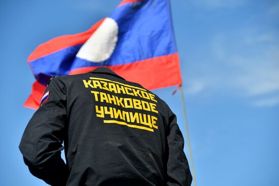 Подготовка к конкурсу армейских международных игр -2022 "Танковый биатлон"