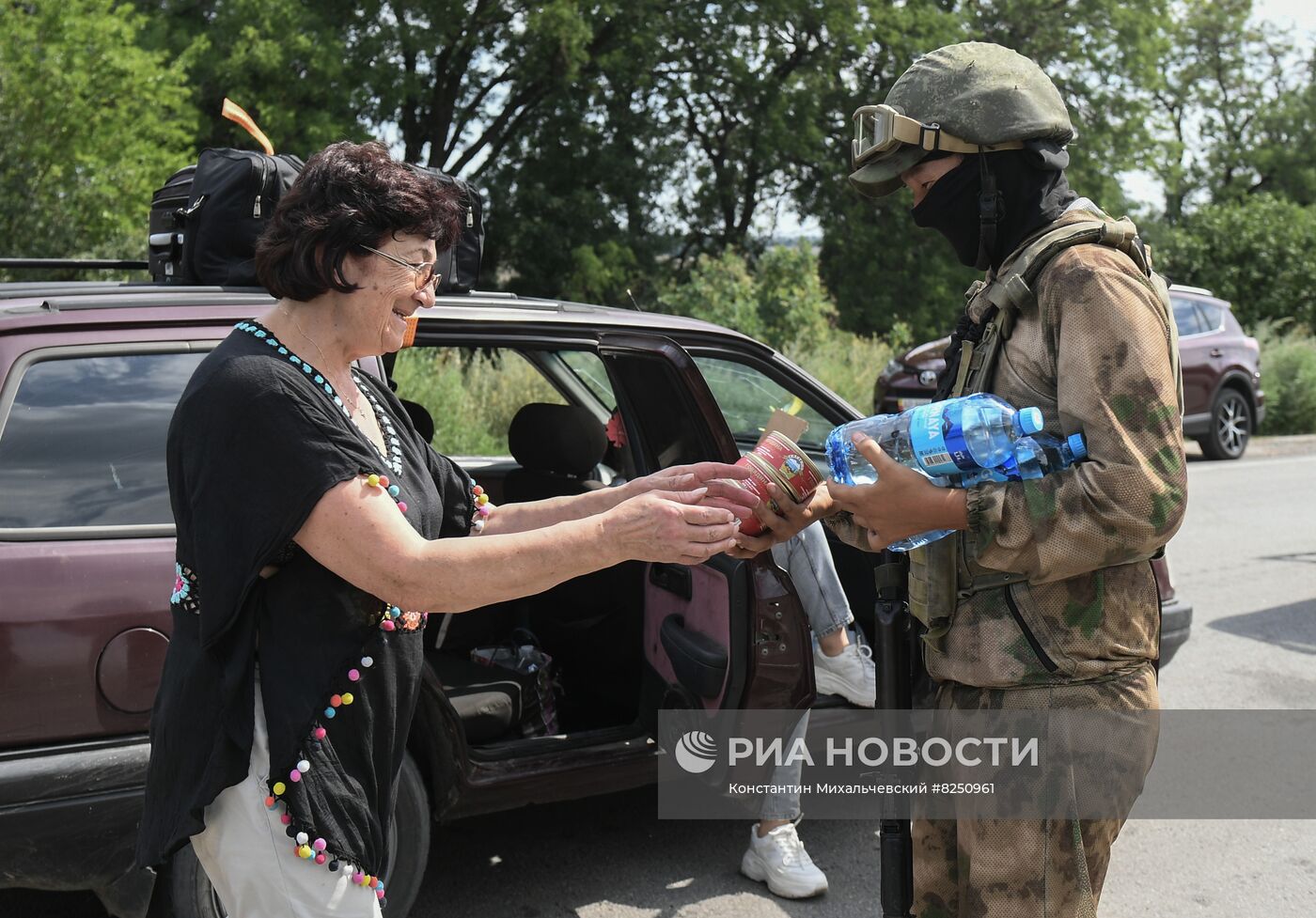 КПП "Васильевка" на границе Запорожской области