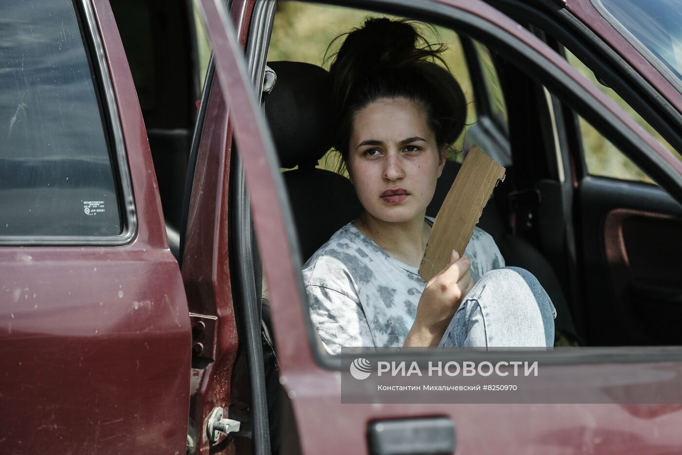 КПП "Васильевка" на границе Запорожской области