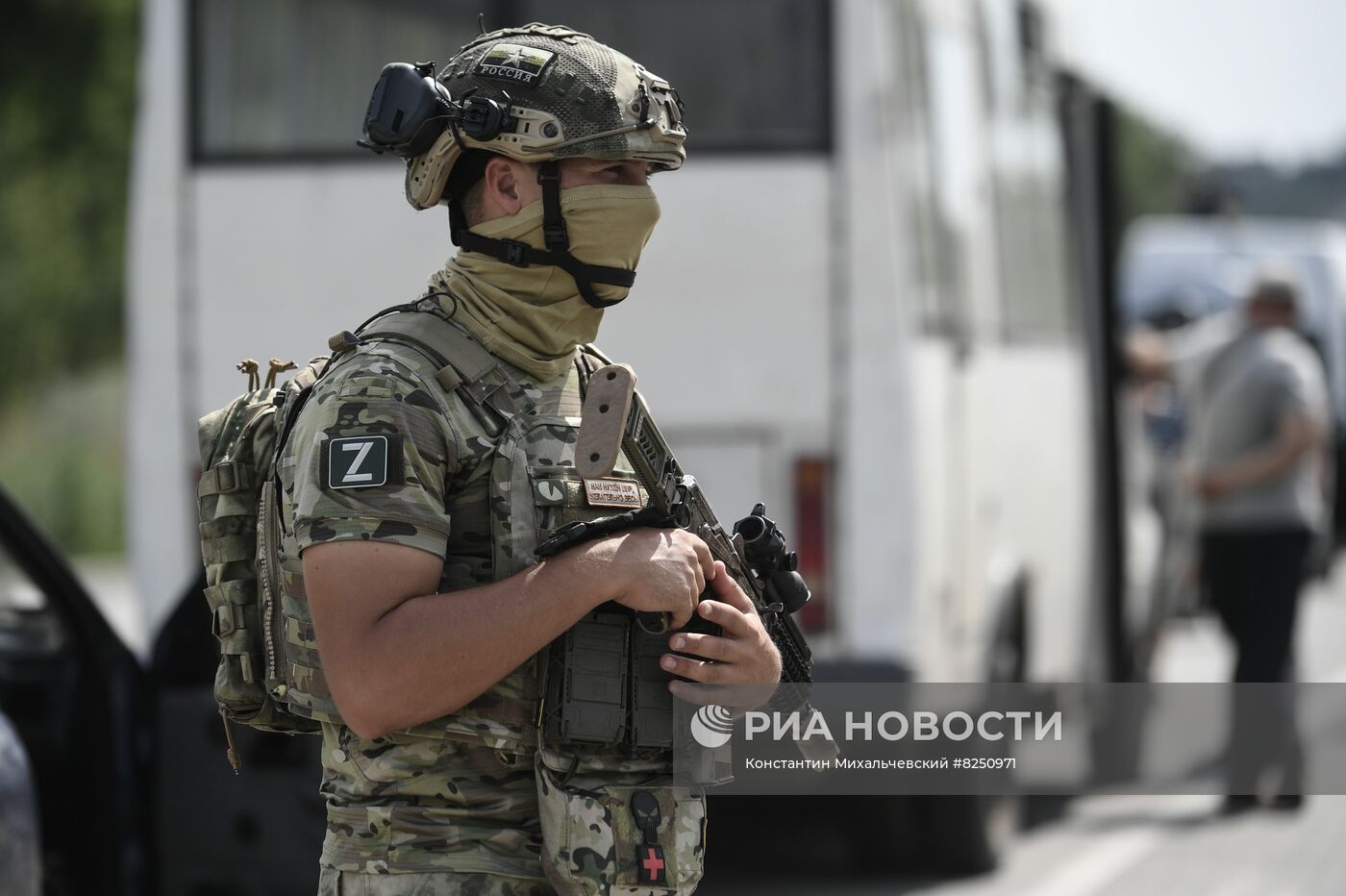 КПП "Васильевка" на границе Запорожской области