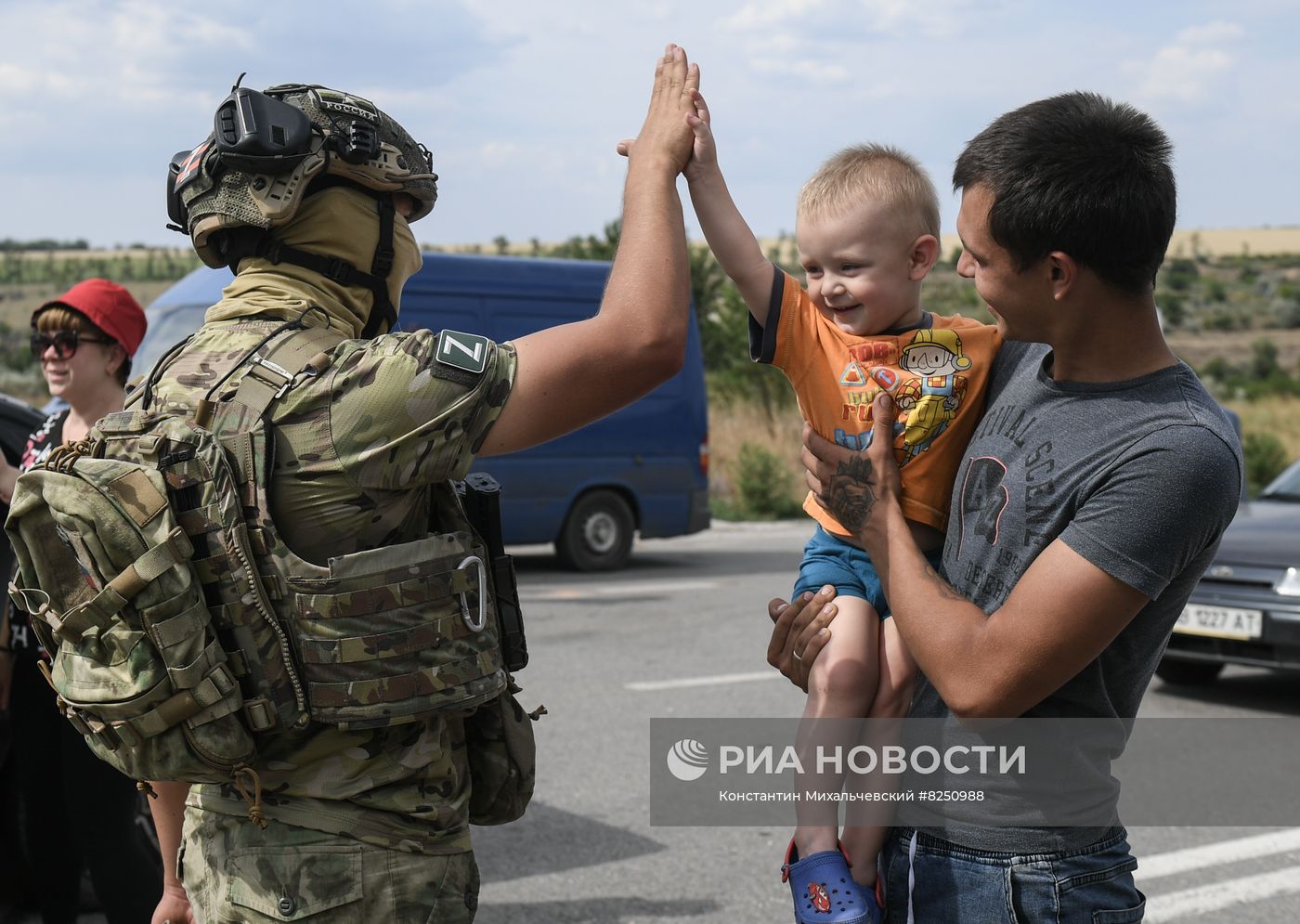 КПП "Васильевка" на границе Запорожской области