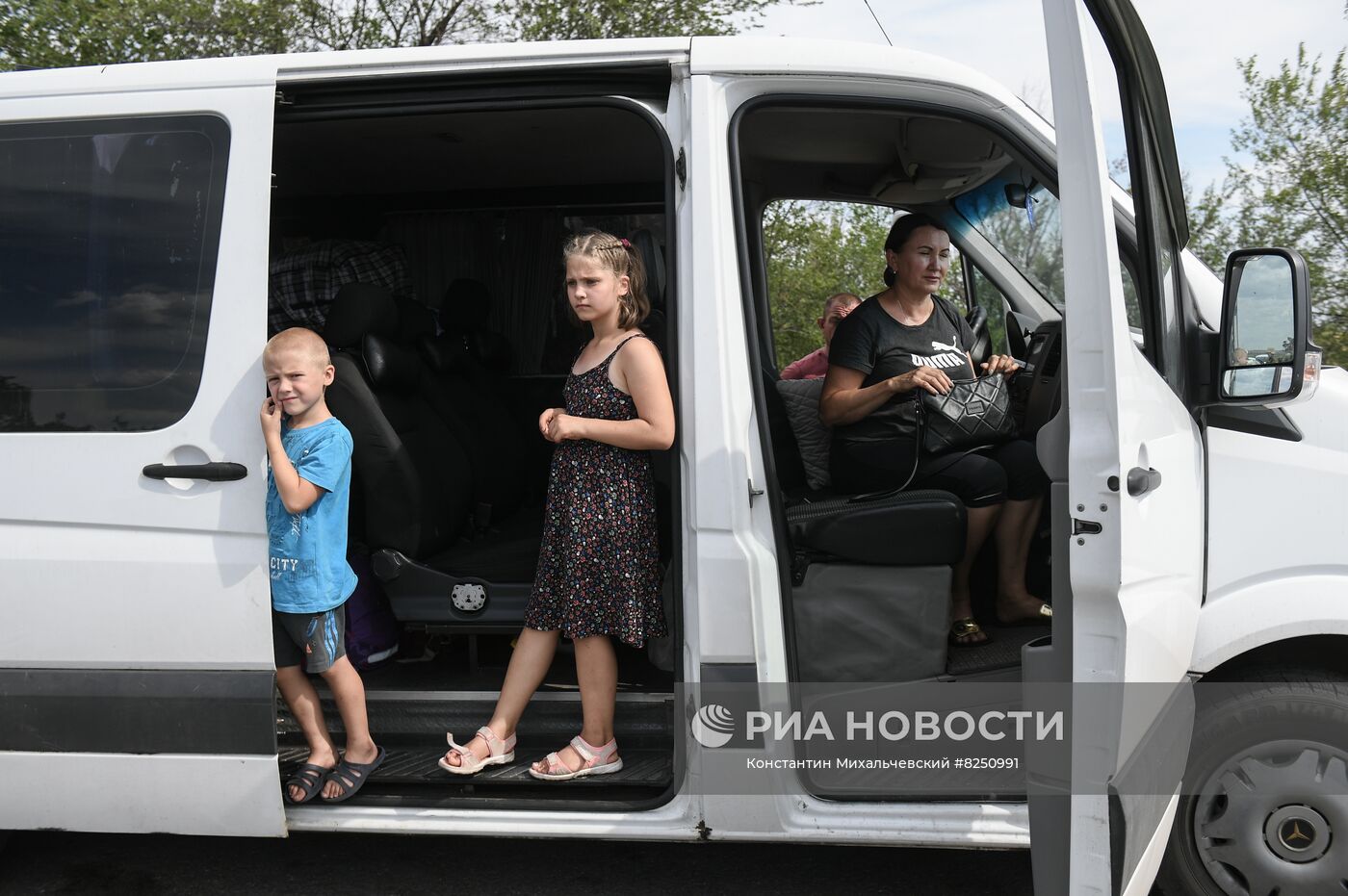 КПП "Васильевка" на границе Запорожской области