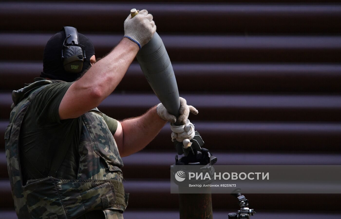 Уничтожение позиций ВСУ бойцами ЛНР в Харьковской области