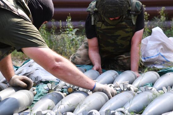 Уничтожение позиций ВСУ бойцами ЛНР в Харьковской области