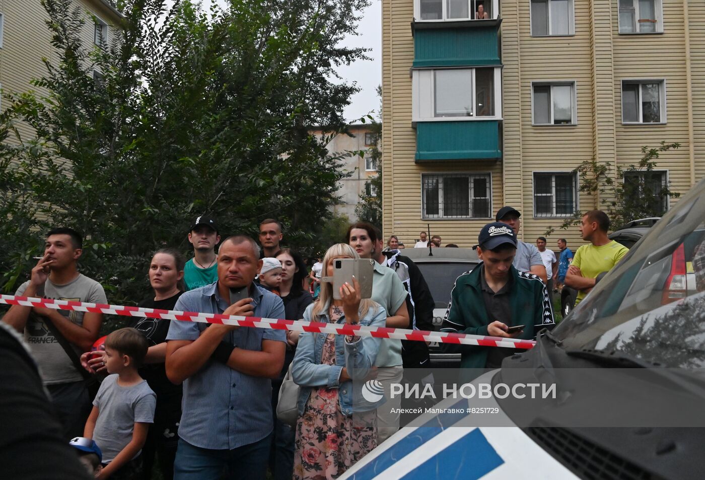 Обрушение жилого дома в Омске