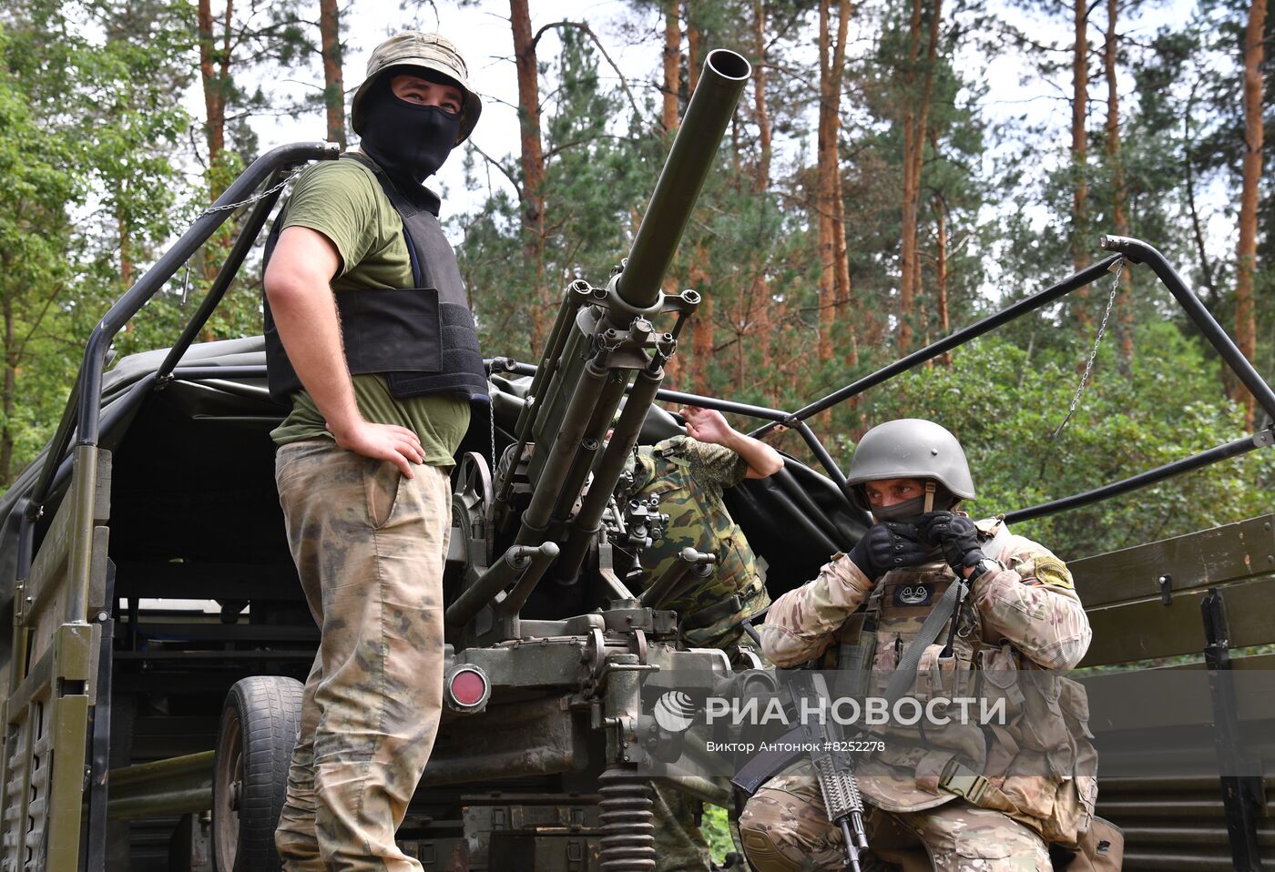 Работа военных ЛНР в Харьковской области