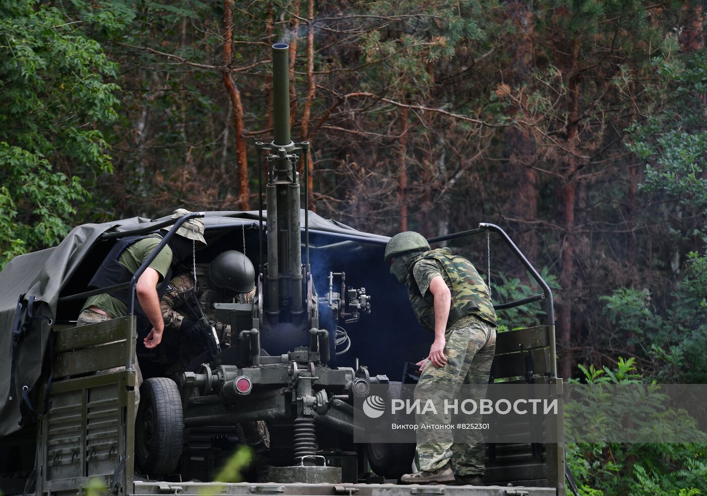 Работа военных ЛНР в Харьковской области