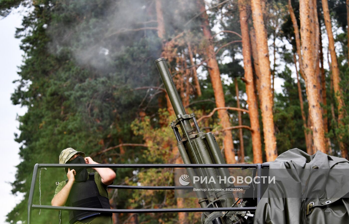 Работа военных ЛНР в Харьковской области