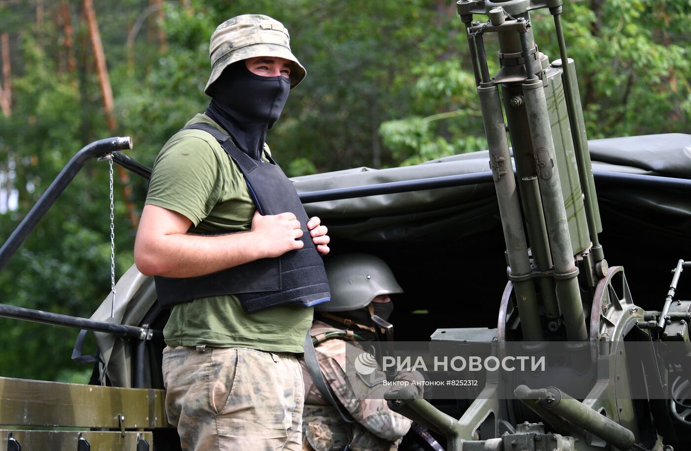 Работа военных ЛНР в Харьковской области