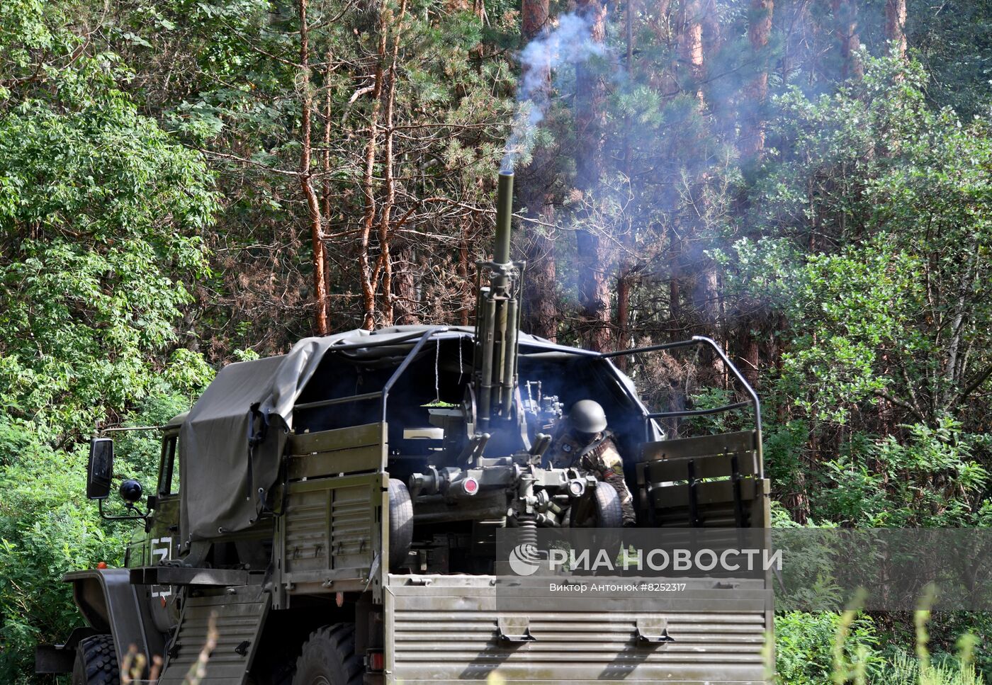 Работа военных ЛНР в Харьковской области