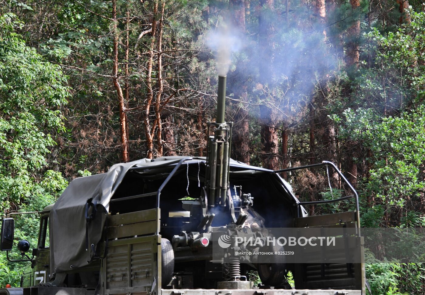 Работа военных ЛНР в Харьковской области