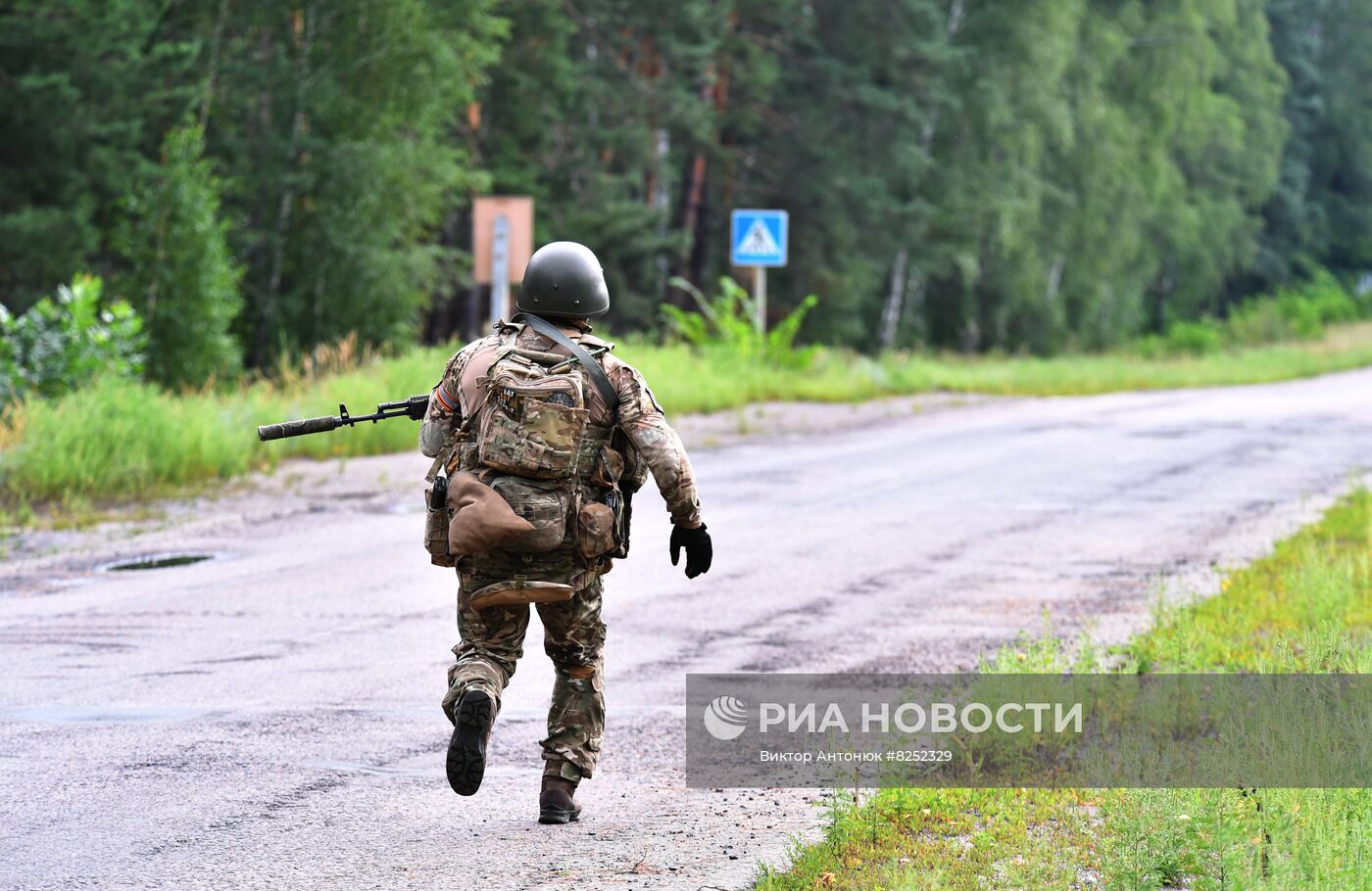 Работа военных ЛНР в Харьковской области