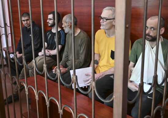 Суд над наемниками в Донецке