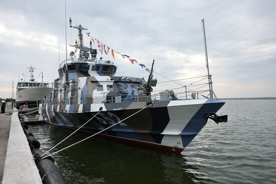 Передача катера имени В. Носова в состав Балтийского флота