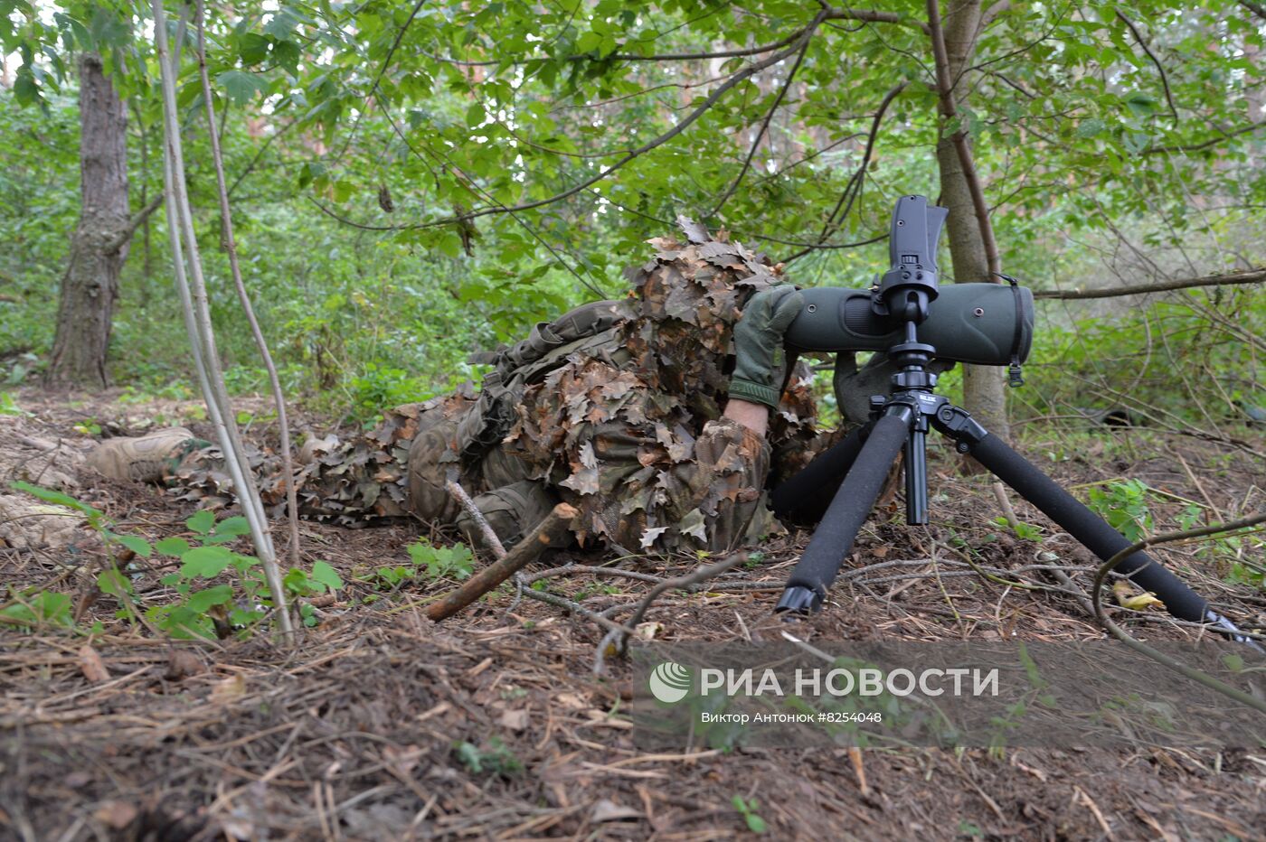 Работа бойцов ВС РФ в Харьковской области