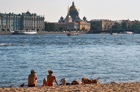 Жара в Санкт-Петербурге