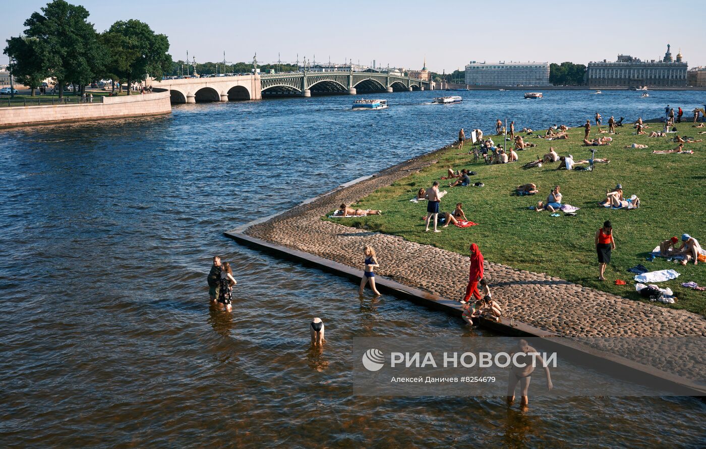 Жара в Санкт-Петербурге