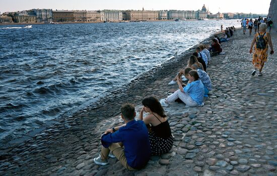 Жара в Санкт-Петербурге