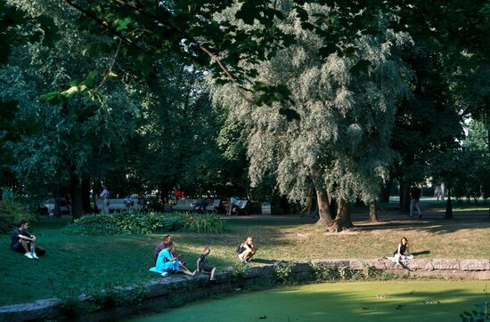 Жара в Санкт-Петербурге