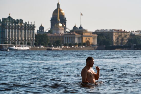 Жара в Санкт-Петербурге