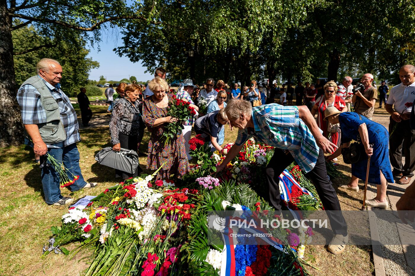 Перезахоронение праха советских воинов в Латвии