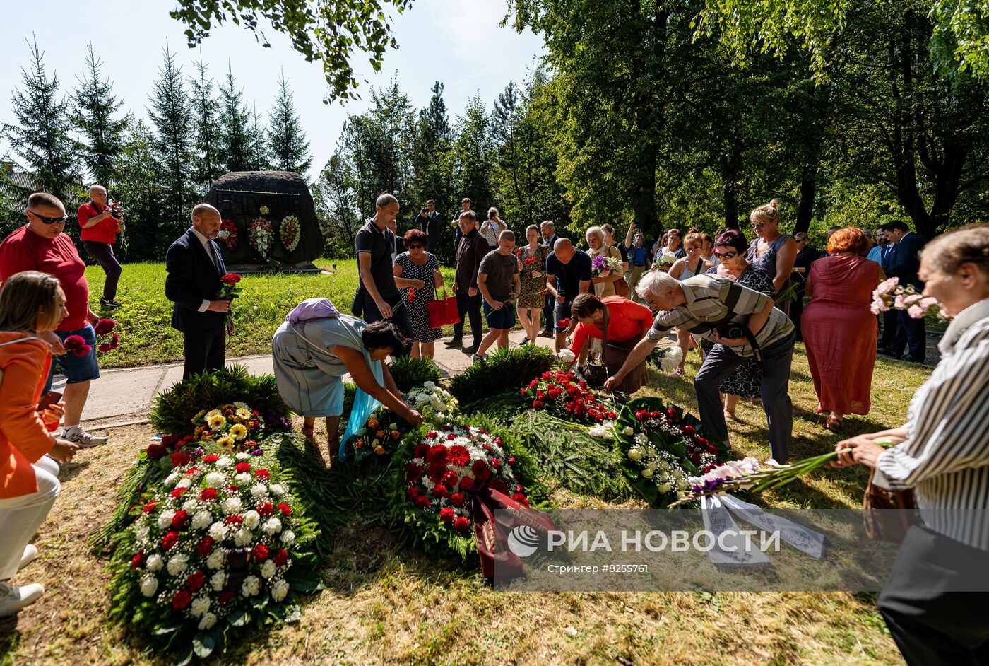 Перезахоронение праха советских воинов в Латвии