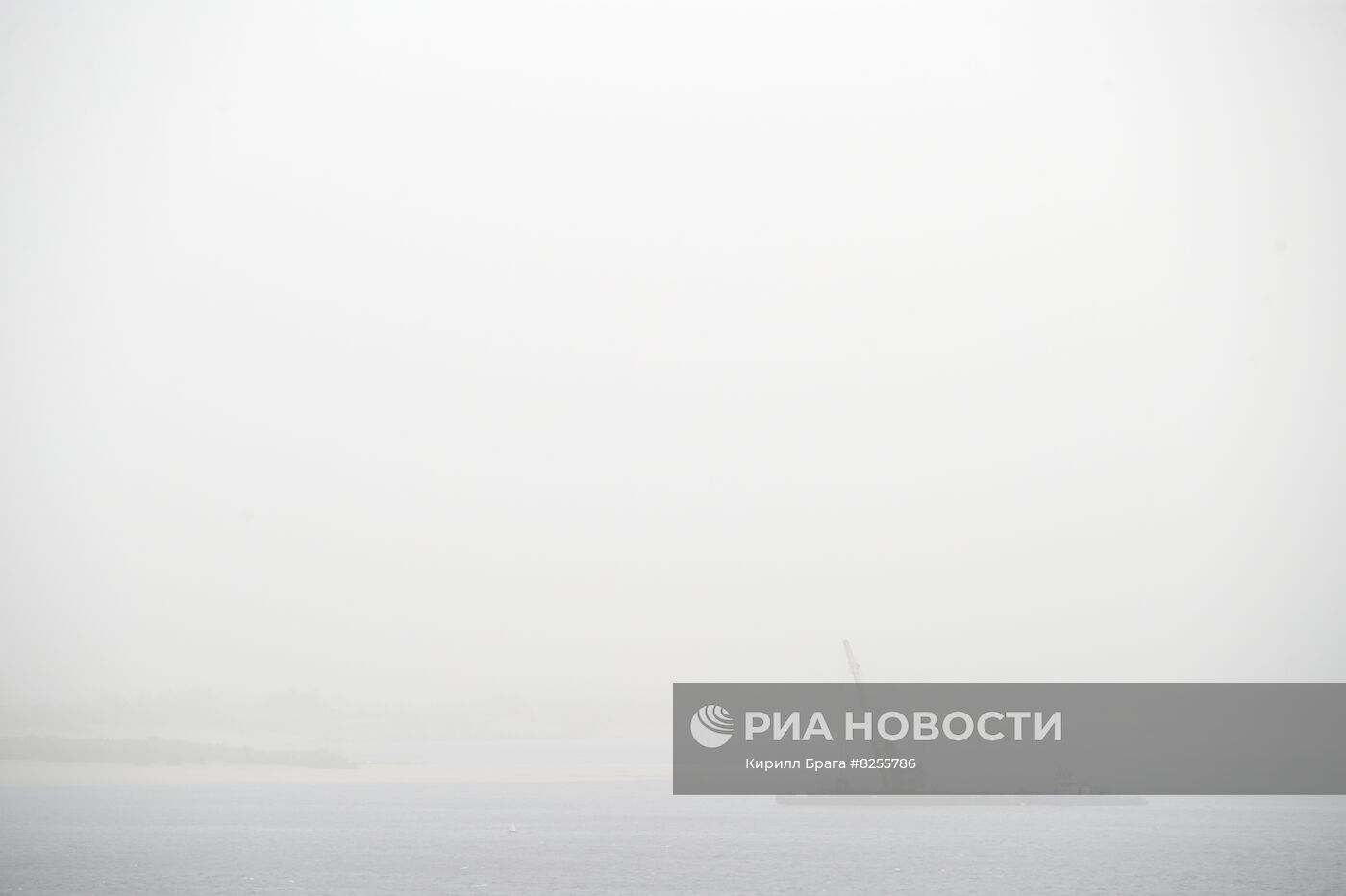 Пыльная буря в Волгограде