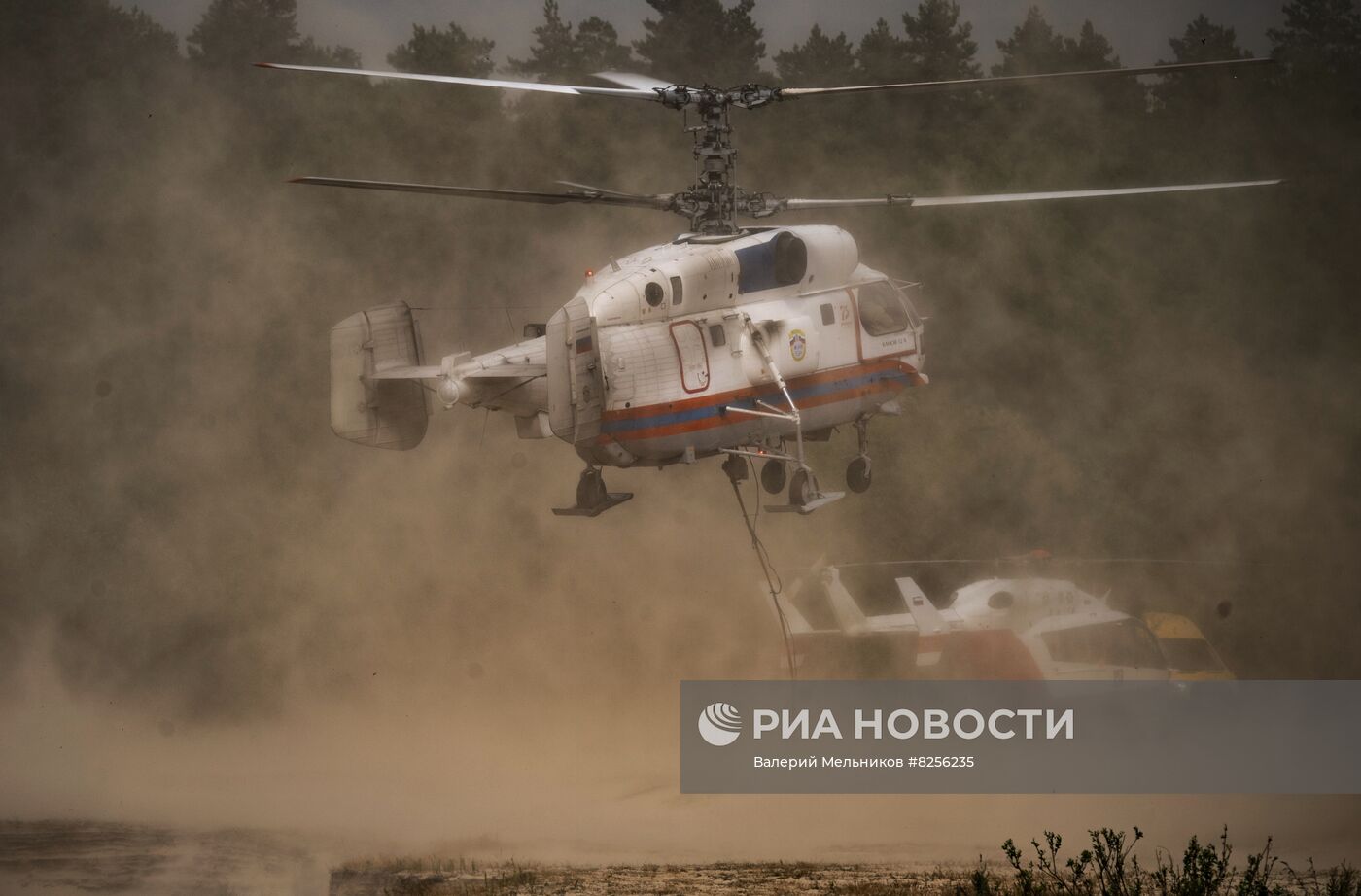 Пожары в Рязанской области