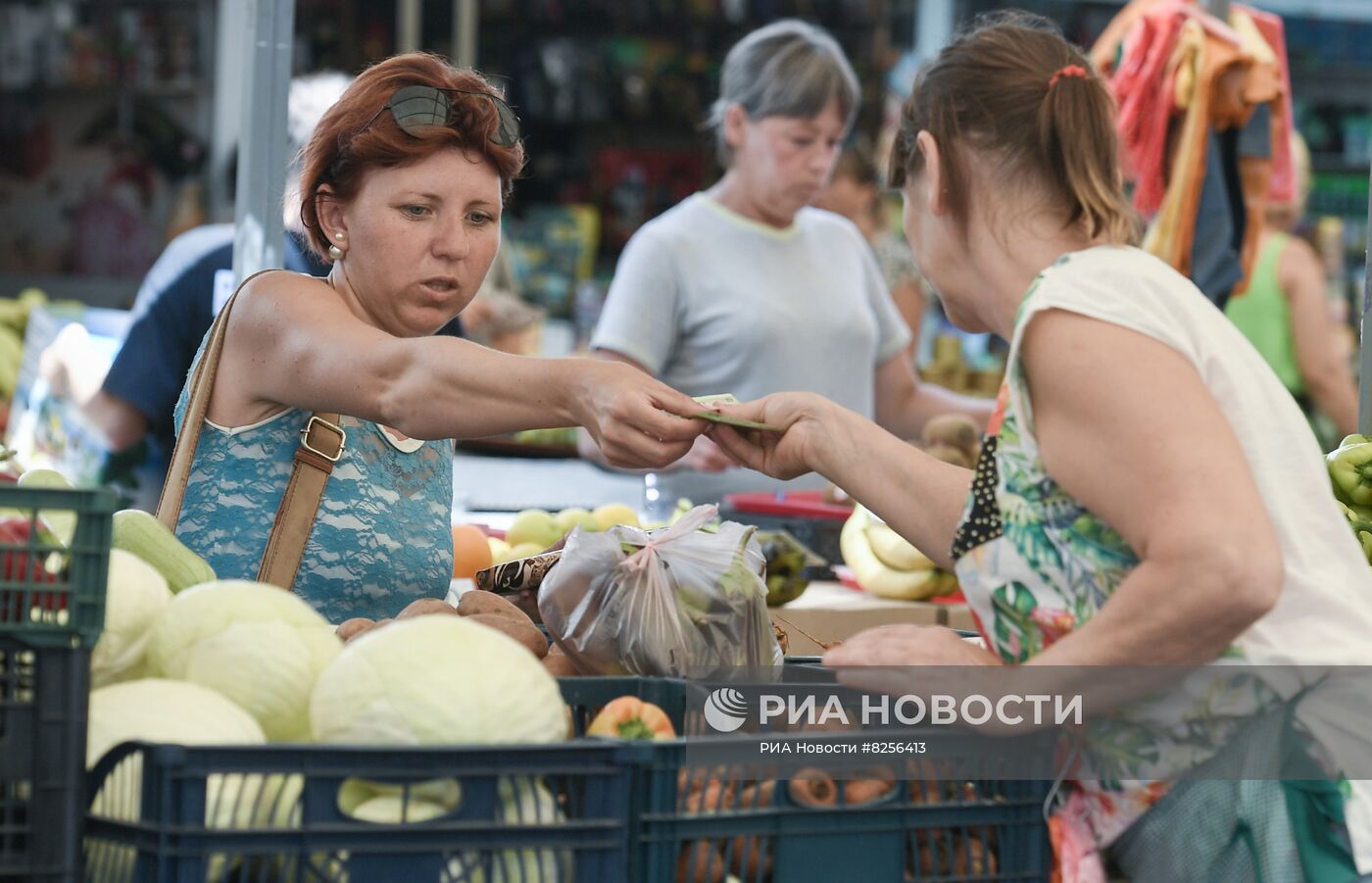 Овощной рынок в Бердянске