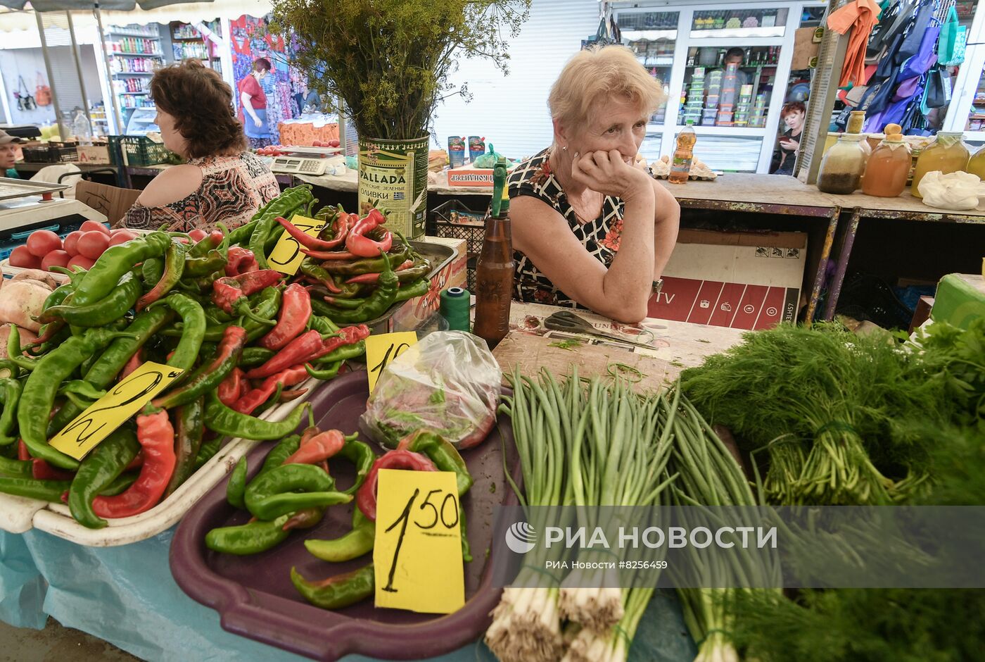 Овощной рынок в Бердянске