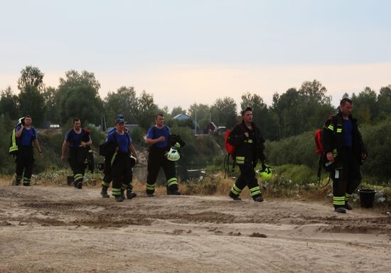 Пожары в Рязанской области 