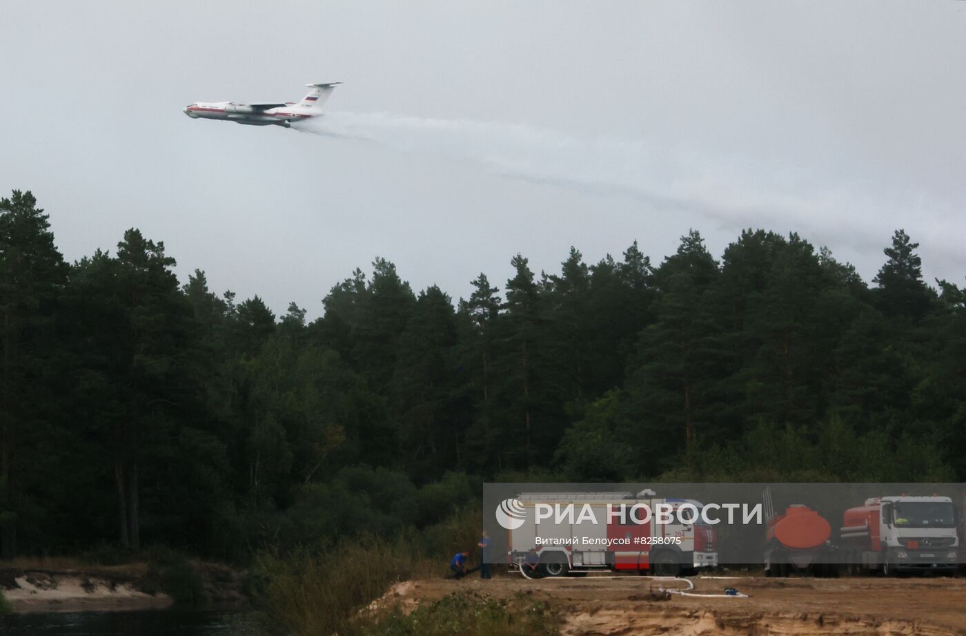 Пожары в Рязанской области 