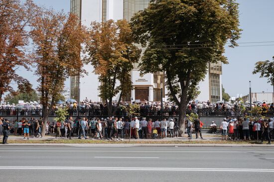 Акция протеста оппозиции в Кишиневе