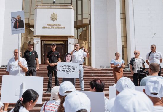 Акция протеста оппозиции в Кишиневе