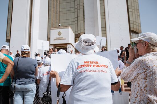 Акция протеста оппозиции в Кишиневе