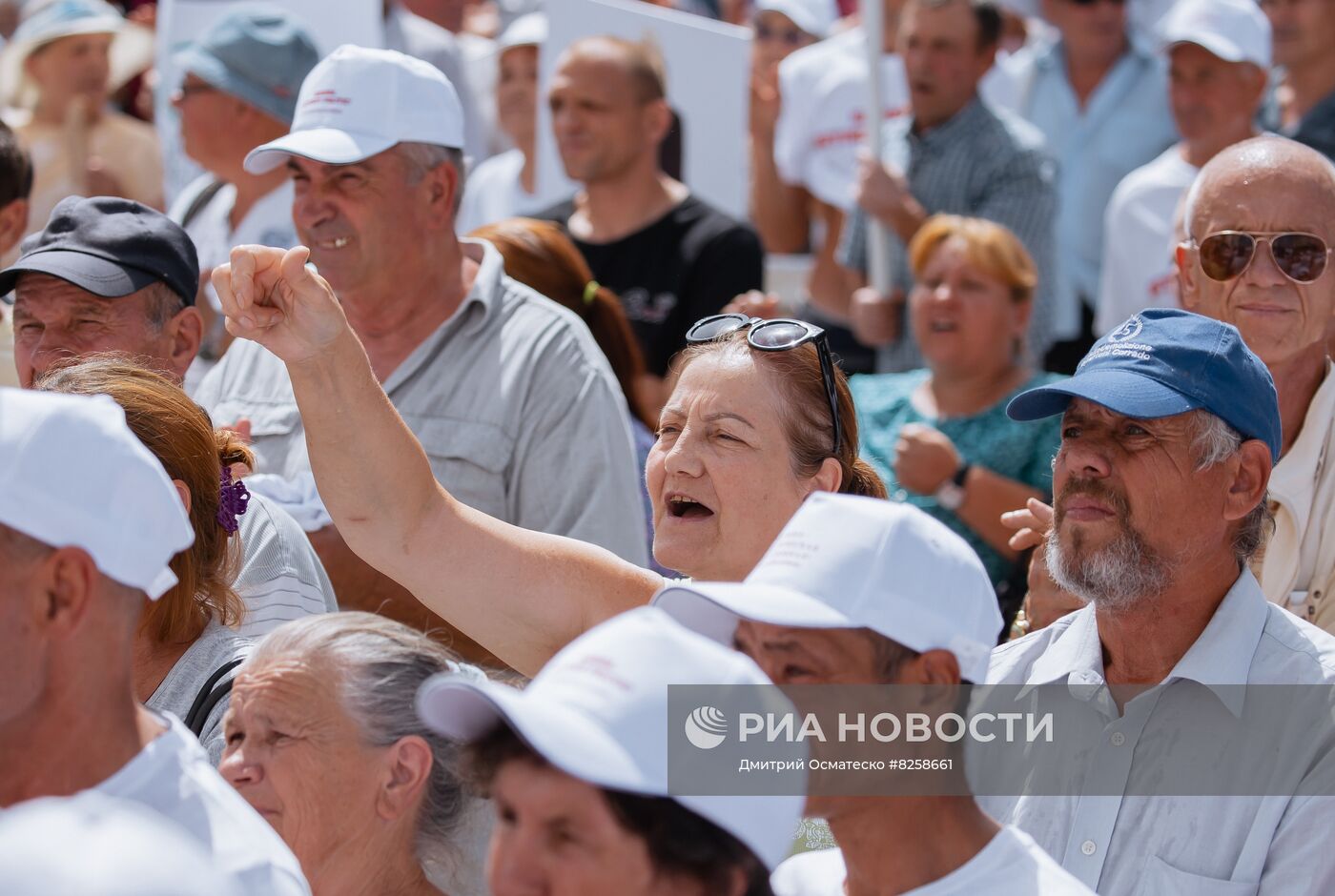 Акция протеста оппозиции в Кишиневе