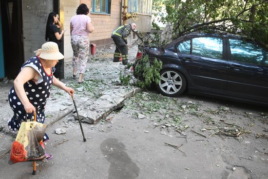 ВСУ обстреляли центр Донецка