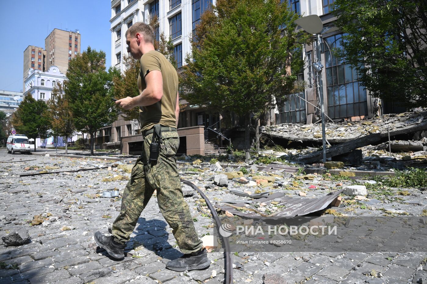 ВСУ обстреляли центр Донецка